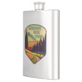 Ashokan Rail Trail New York kleuren Flacon (Links)