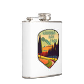 Ashokan Rail Trail New York kleuren Heupfles (Rechts)