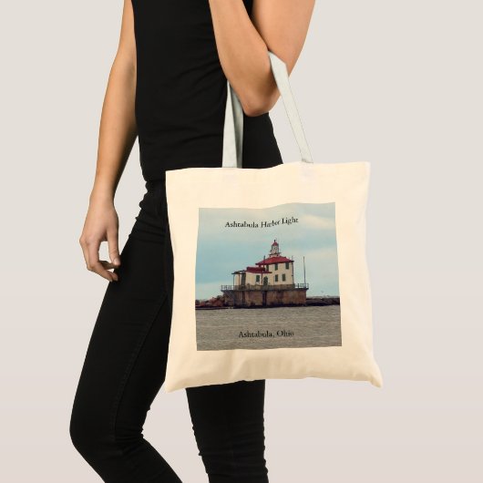 Ashtabula Harbour Light canvas tas (Voorkant (product))