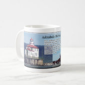 Ashtabula Harbour Light-mok Koffiemok (Voorkant links)