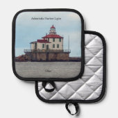 Ashtabula Harbour Light pothouder Pannenlap (Voorkant / Achterkant)