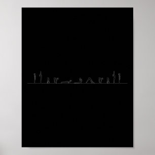 Ashtanga Yoga Zonnegroet A Yoga Houding Yoga Kunst Poster
