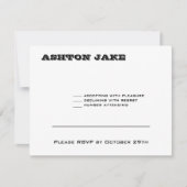 Ashton Bar Mitzvah RSVP (Voorkant)