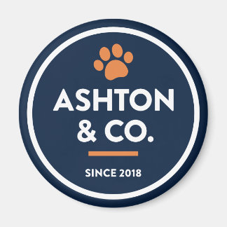 Ashton & Co. K9 Academy 2c Paw Dark Magneet