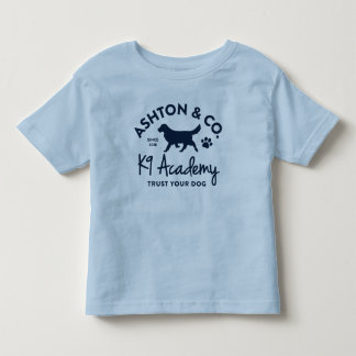 Ashton & Co. K9 Academy Logo Kinder Shirts