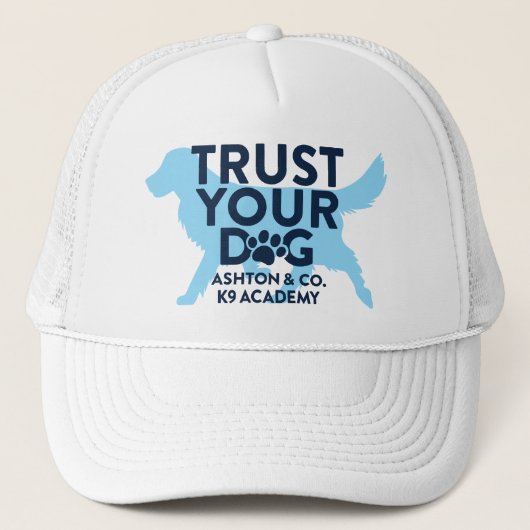 Ashton & Co. K9 Academy Naam Trucker Pet (Voorkant)