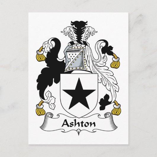 Ashton Family Crest Briefkaart (Voorkant)