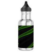 ASHTON Noir et Fluoro Bouteille d'eau verte (Droite)