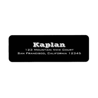 Ashton Return Address Label