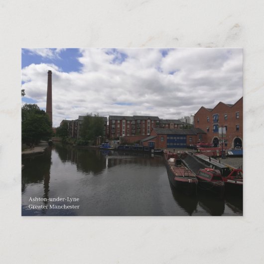 Ashton-under-Lyne Briefkaart (Voorkant)