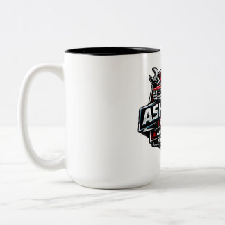 Ashton's Place koffiekop Tweekleurige Koffiemok