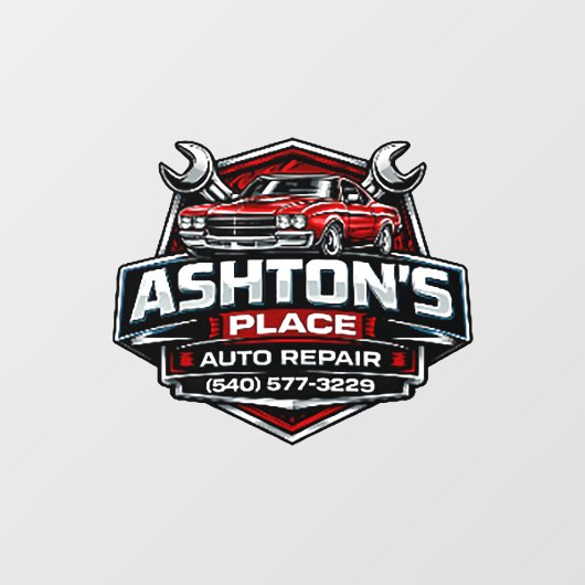 Ashton's Place Ruitstickers Raamsticker (Vel)