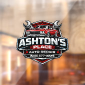 Ashton's Place Ruitstickers Raamsticker (Vel 2)
