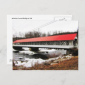 Ashuelot Covered Bridge in Windows Briefkaart (Voorkant / Achterkant)