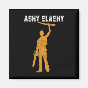 Ashy Slashy Graphic Halloween Geweldige Kleding Ho Magneet