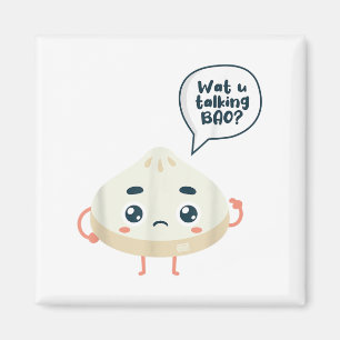 Asia Chinese Watcha praat over Siopao Dimsu Magneet