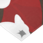 Asia Floral White Cherry Blossom Red Tafelkleed (Gekanteld)