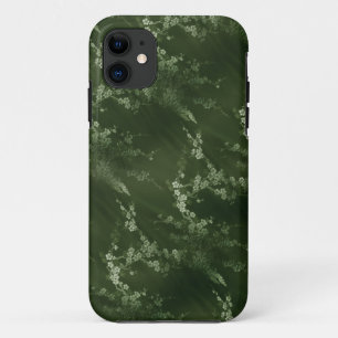Asia Olive Green Silk iPhone 5 Hoesje