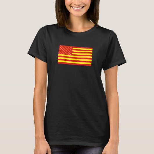 Asian American Flag T-shirt (Voorkant)