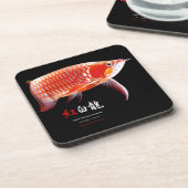 Asian Arowana の 良 製 品 Bier Onderzetter (Linkerzijde)