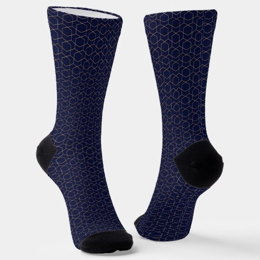 Asian Art Pattern Socks  Sokken (Gebogen)