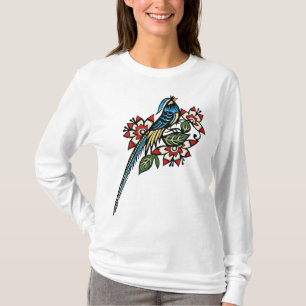 Asian Bird Deco T-shirt