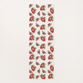 Asian Bird Deco Yogamat (Achterkant)