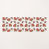 Asian Bird Deco Yogamat (Voorkant (horizontaal))