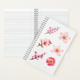 Asian Blossoms Watercolor Notebook Notitieboek