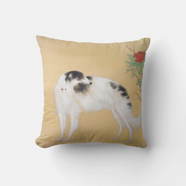 Asian Borzoi Pillow Kussen (Voorkant)