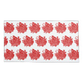 Asian Butterfly Japanse Kamon Design Kussensloop (Achterkant-Links)