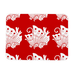 Asian Butterfly Japanse Kamon Design Magneet