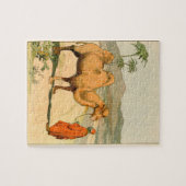 Asian Camel & Desert Traveler Legpuzzel (Horizontaal)