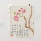 Asian Cherry Blossom  Briefkaart (Voorkant / Achterkant)