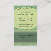 Asian Chic Monogram Visitekaartje (Achterkant)