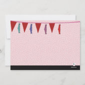 Asian Cutie - Invitation de fête d'anniversaire (Dos)