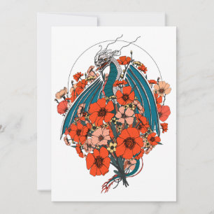 Asian Dragon Logo Kaart