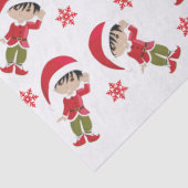 Asian Elf Boy Tissuepapier (Detail)