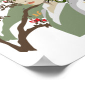 Asian Girl Portrait Tropical Poster (Hoek)