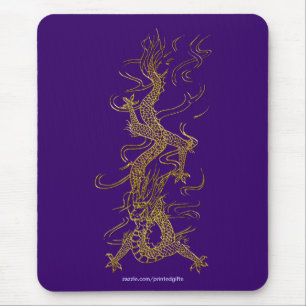 ASIAN Golden Dragon Mousepad Collectie Muismat