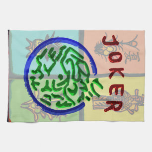 Asian Joker Mah Jongg Towel Theedoek