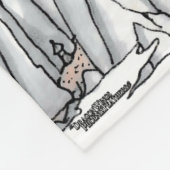 Asian Mystic Dragon Fleece Deken (Hoek)