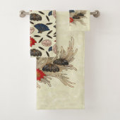 Asian Ocean Deco Bad Handdoek (Insitu)