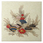 Asian Ocean Deco Tegeltje (Voorkant)