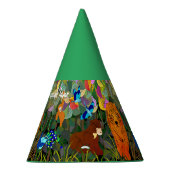 Asian Oerwoud Tiger Sun Beer Peacock Monkey Feesthoedjes (Rechts)