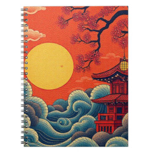 Asian Pacific Inspired Photo Spiral Notitieboek