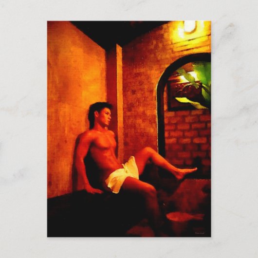 Asian Sauna Dreams Briefkaart (Voorkant)