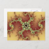 Asian Spider - Fractal Briefkaart (Voorkant / Achterkant)