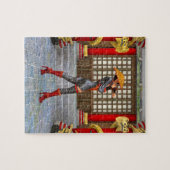 Asian Warrior Maiden Legpuzzel (Horizontaal)