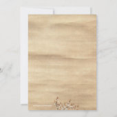 Asiana Faire-part de mariage (Dos)